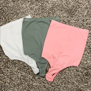 set of 3 bodysuits